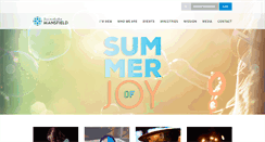 Desktop Screenshot of firstmethodistmansfield.org